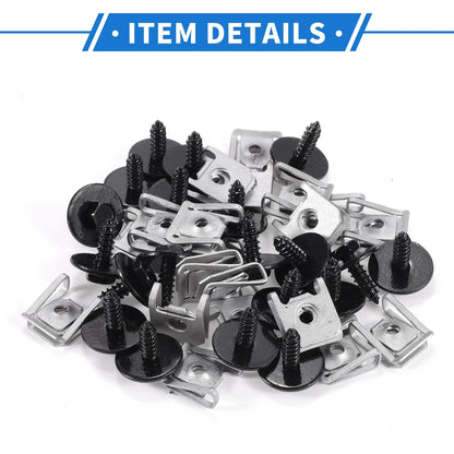30 x Fender Liner Splash Shield Bumper Cover Screws for BMW 1 Series M (2011-2011)