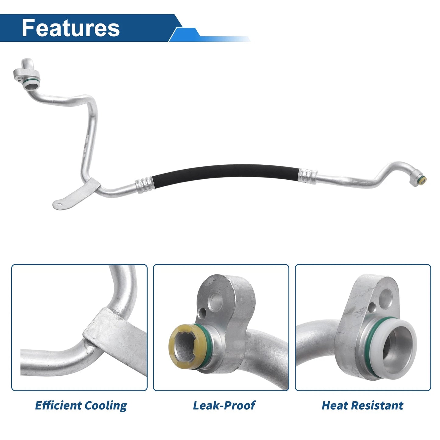 A/C Refrigerant Liquid Hose for BMW 5 Series (2011–2016) No. 64539209708