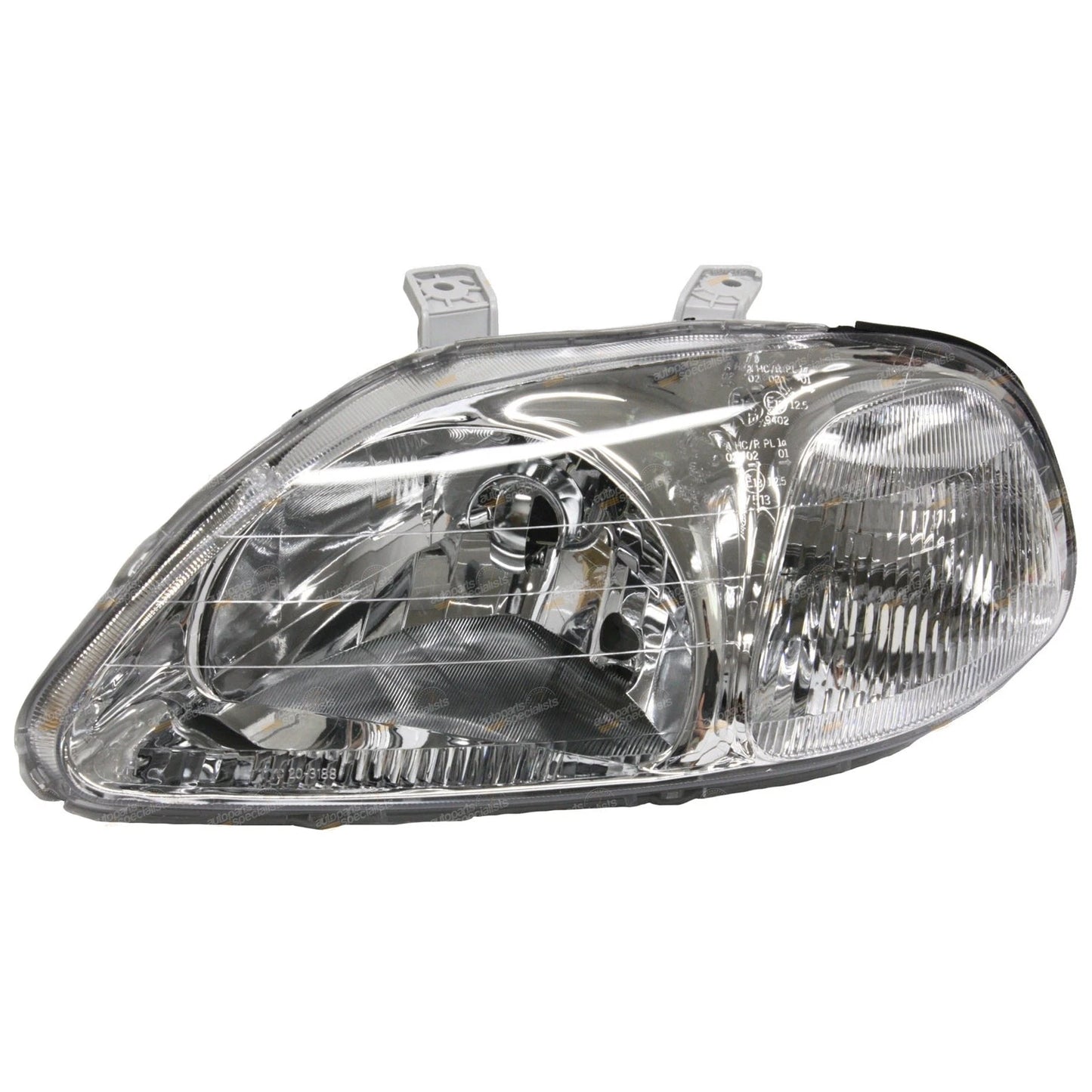 LH Chrome Headlight for Honda Civic EK Sedan Coupe Hatch (1995–1998)