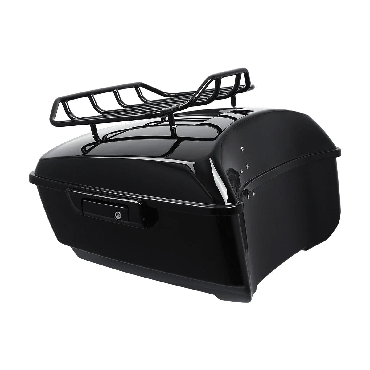 King Trunk Luggage Rack Mount for Harley Touring Black (2014-2025)