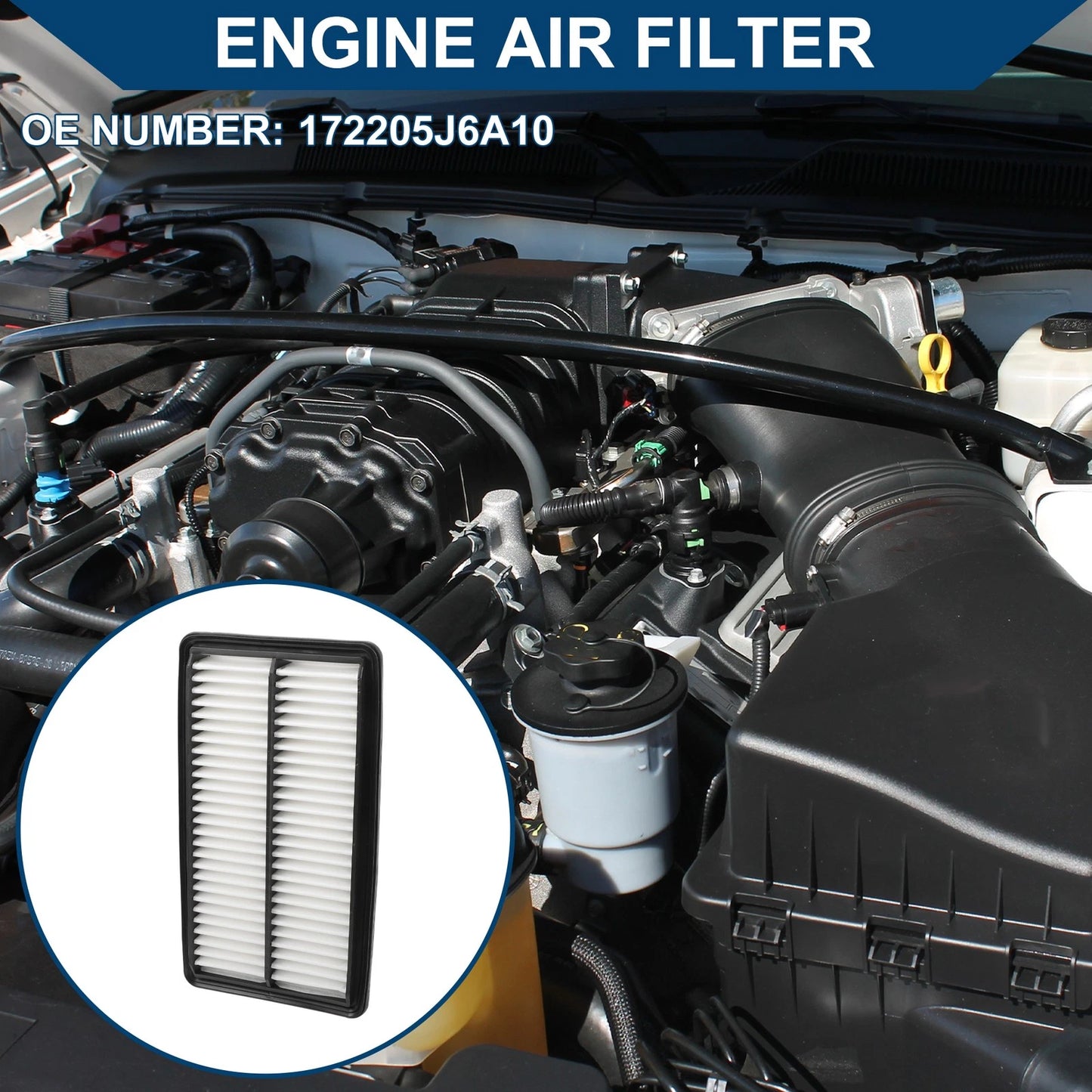 Engine Air Filter No. 172205J6A10 for Honda Passport 3.5L (2021–2023)
