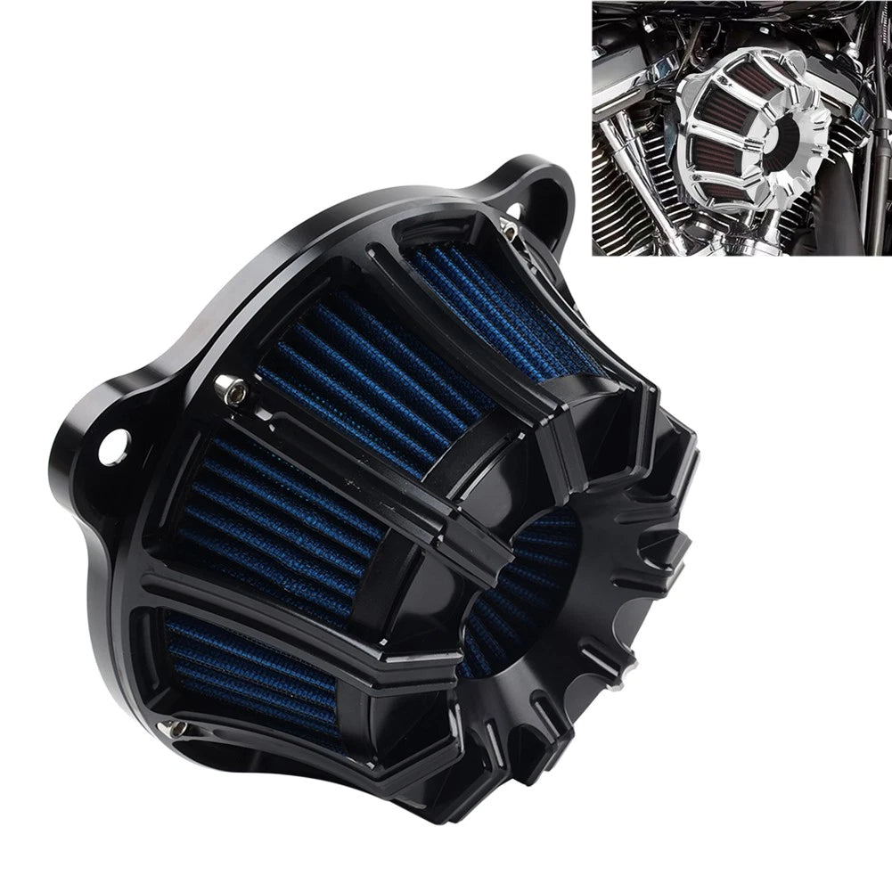 Cross Air Cleaner Intake Filter for Harley Touring M8, Softail (2018–2024)