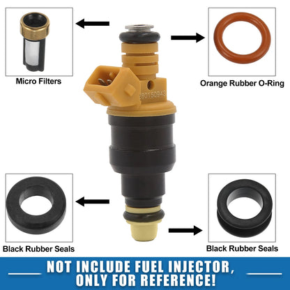 Set of 4 Fuel Injector O Rings Seals No. 16611AA510 for Subaru Legacy (2000–2006)