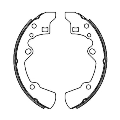 Brake Shoes Lining Set for Mazda MX6 (1987–1991)