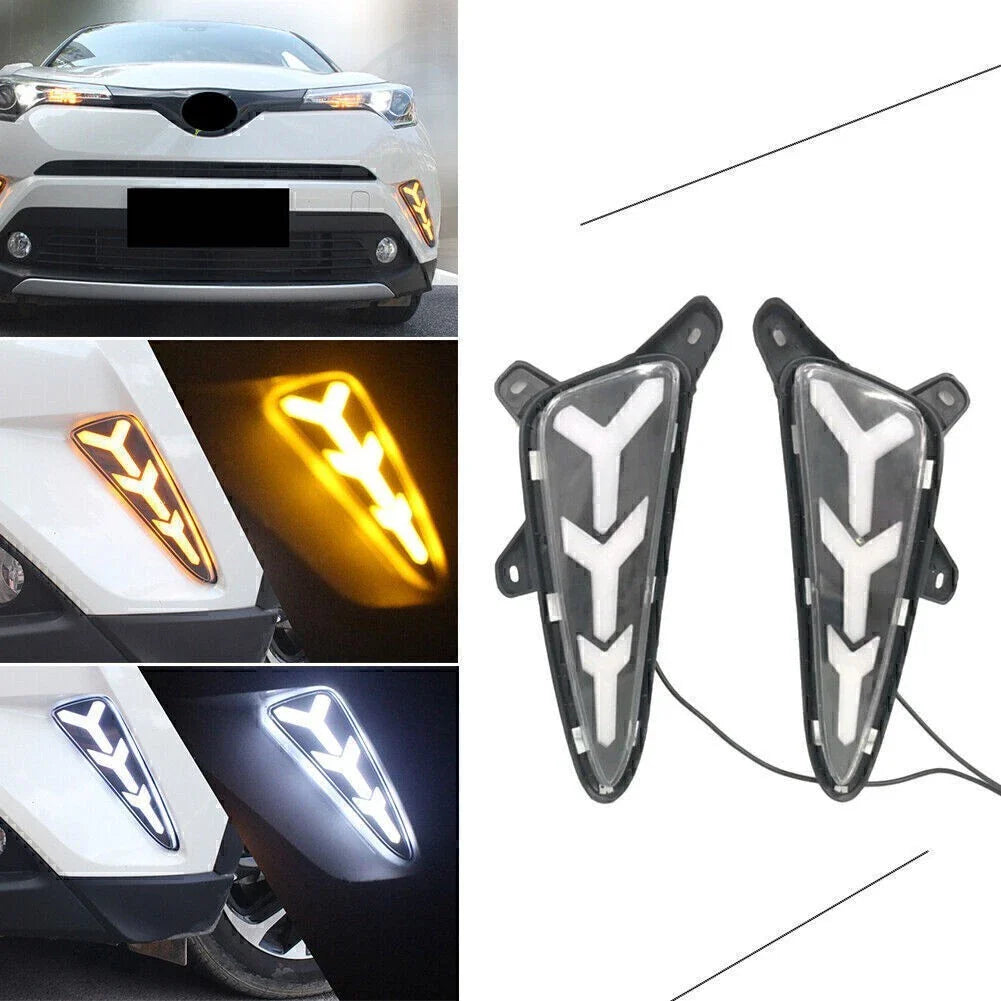 LED Daytime Running Light Fog Lamp for Toyota C-HR (2016-2018)
