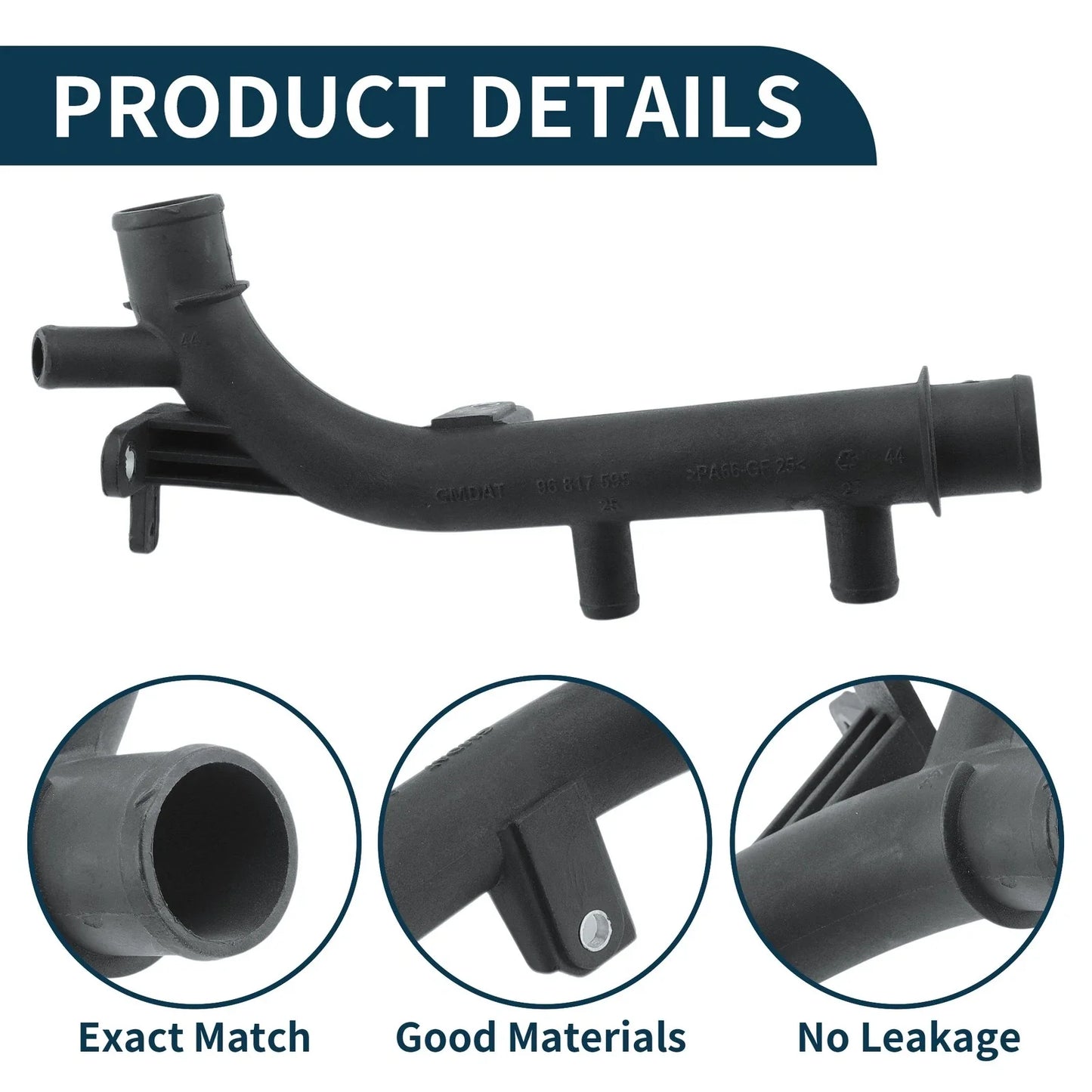 Radiator Outlet Hose Pipe   - Metal Downpipe