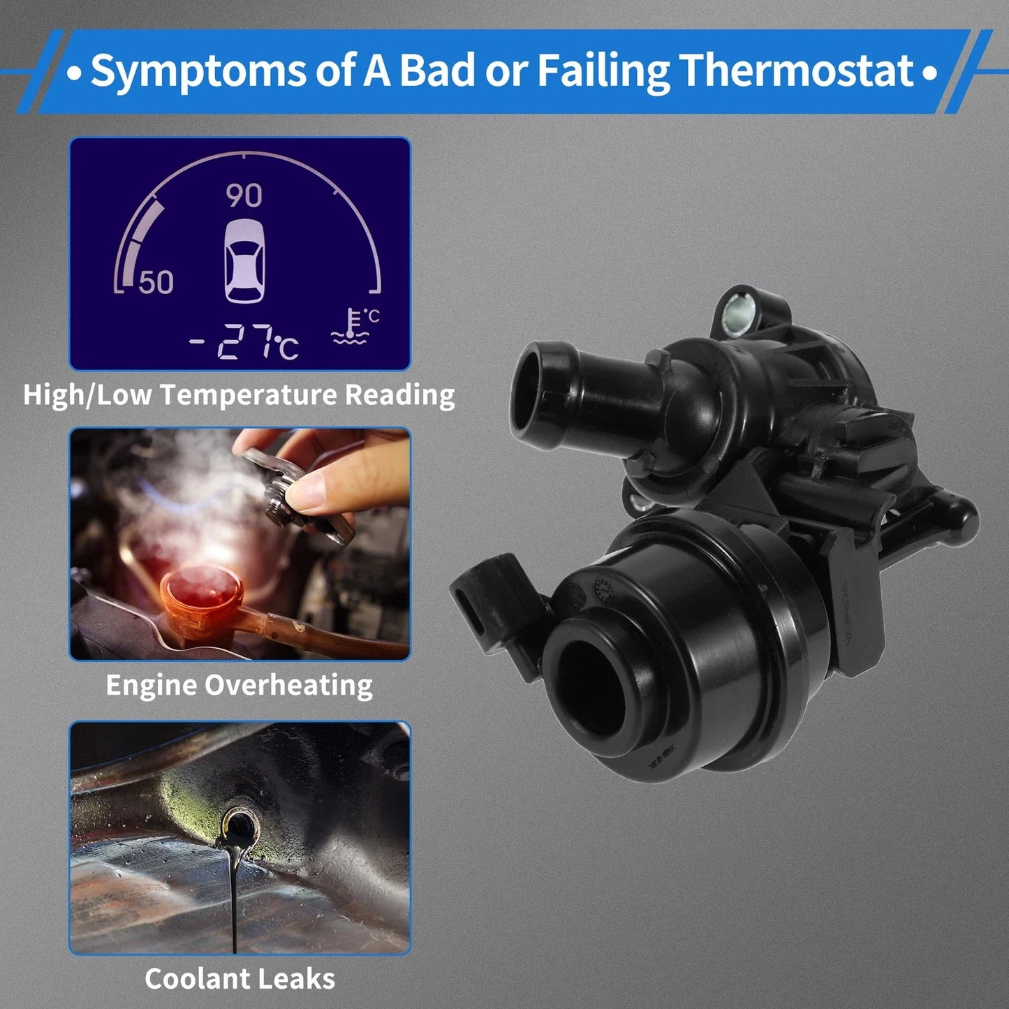 Engine Coolant Thermostat Housing for Porsche Cayenne (2013-2016)