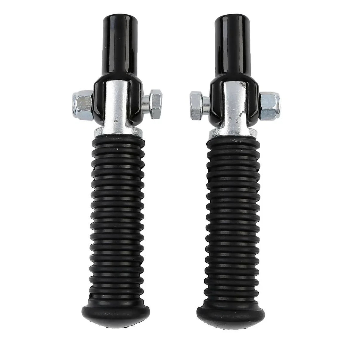 Black Passenger Footpeg Clevis Support Mount for Harley Softail (2000-2006)