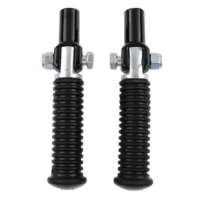 Black Passenger Footpeg Clevis Support Mount for Harley Softail (2000-2006)