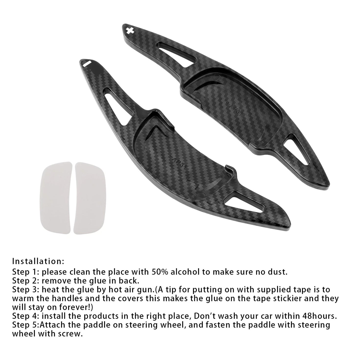 Pair White Len LED Side Marker Lights for BMW 3-Series (1998–2006)