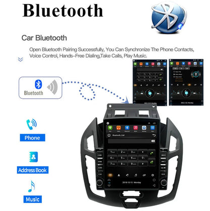 9.7" Vertical Car Stereo Radio GPS for Ford Transit/Tourneo Connect (2014-2018)