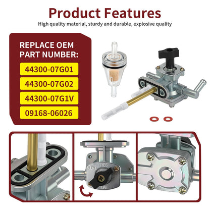 Fuel Petcock Valve Kit for Suzuki Quadsport Z400 (2003–2008)