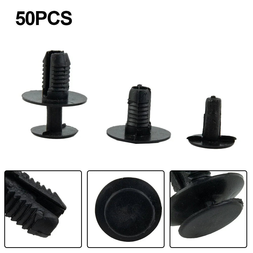 Rivet Clips 50 x Plastic Auto Rivet Clips for Car Fender