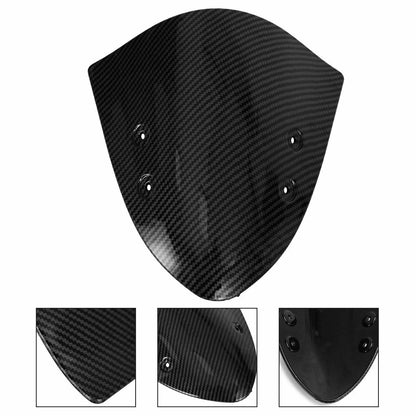 Carbon Front Windshield Fairing for Kawasaki ER-6N (2009–2014) A10