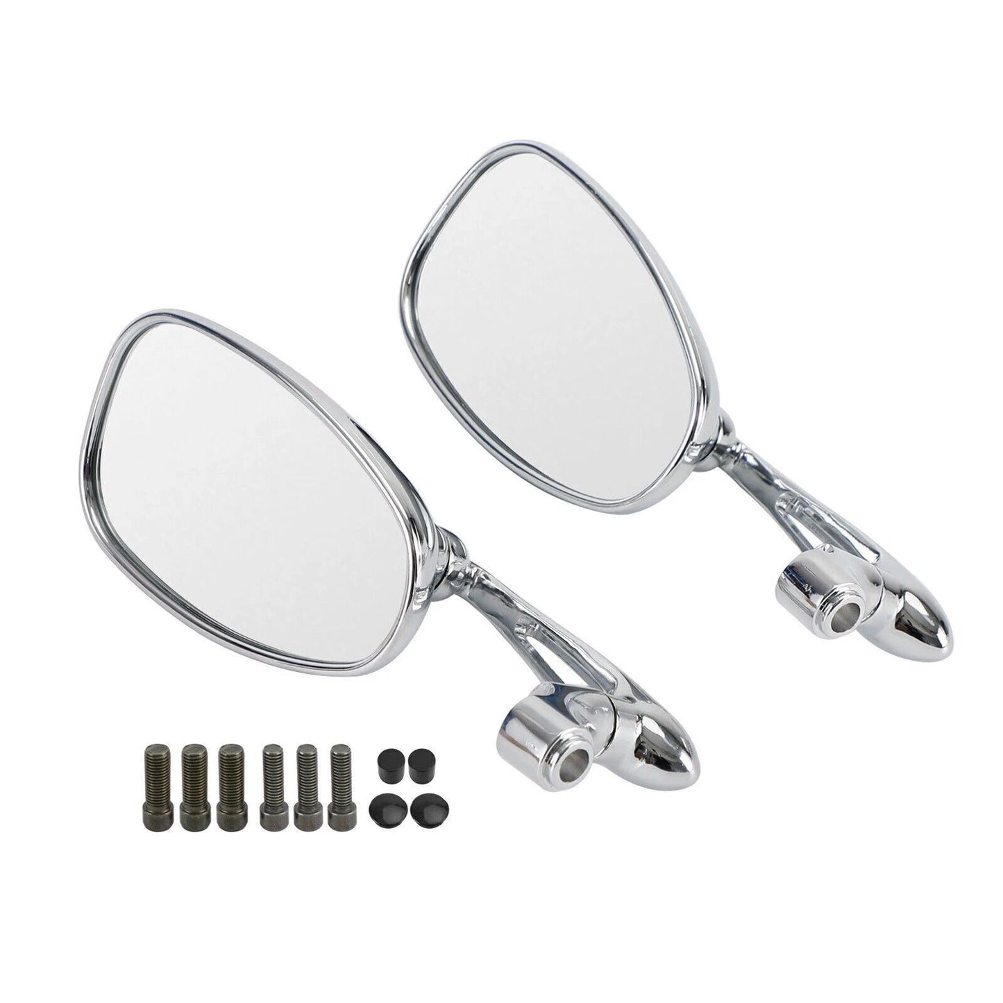 Pair Mirrors for Bobber Vulcan Chopper Marauder Virago (A1)