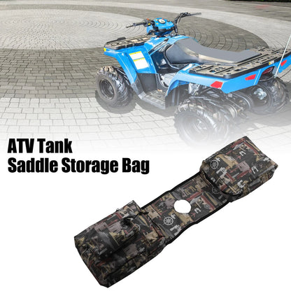 ATV UTV Saddlebags 2 x Cargo Pouch Storage Bags for Motorcycle Fuel Tank