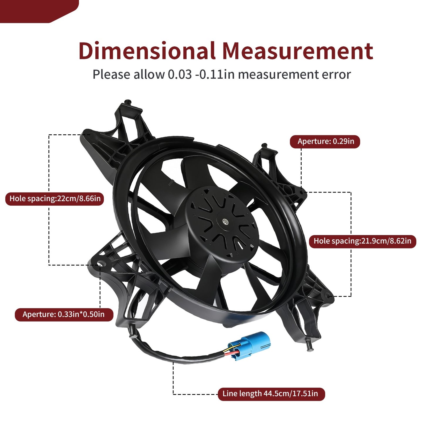 Brushless Fan Assembly for Polaris RZR XP / XP 4 Turbo (2017–2021)