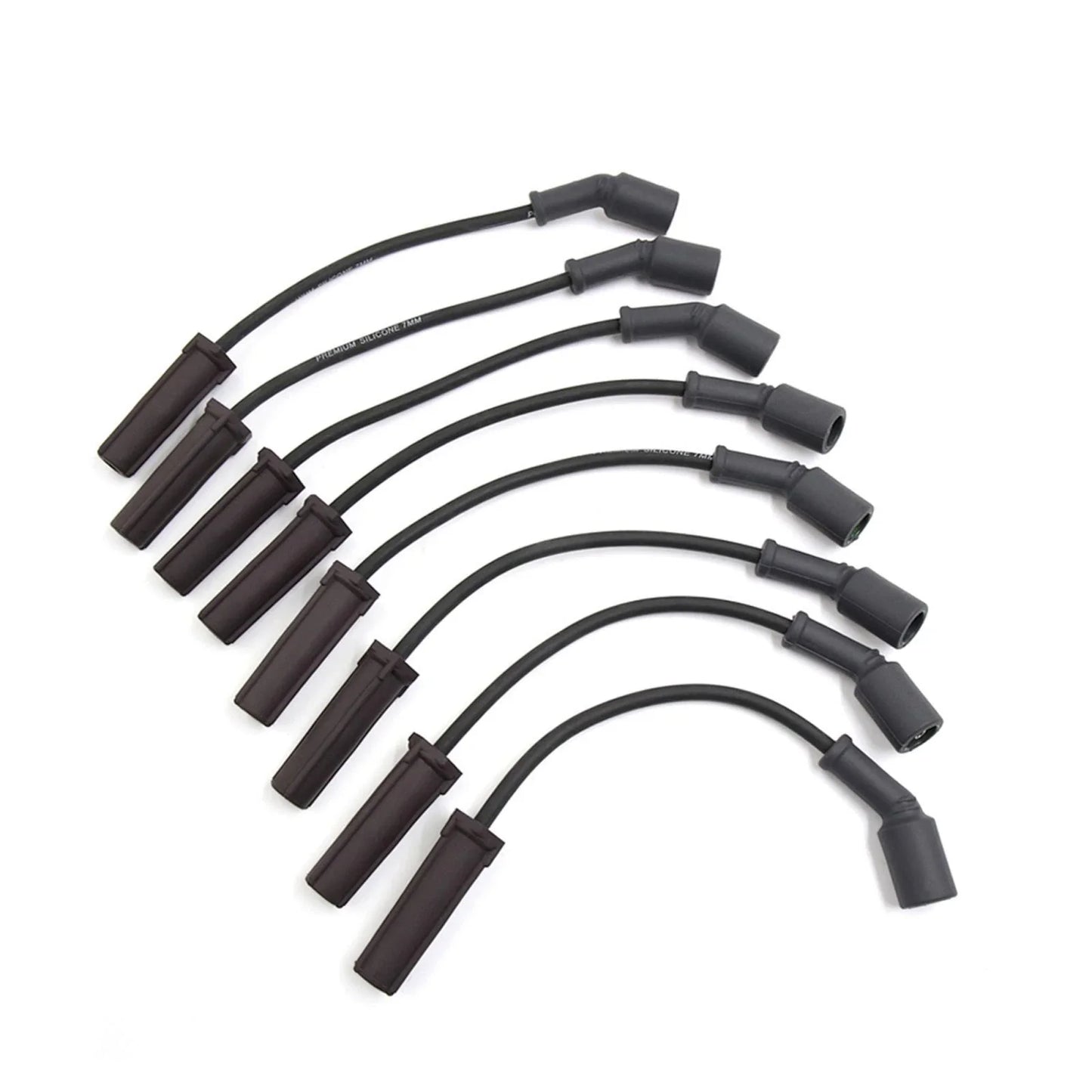 7mm Spark Plug Cable Ignition Wire Set of 8 for Chevrolet