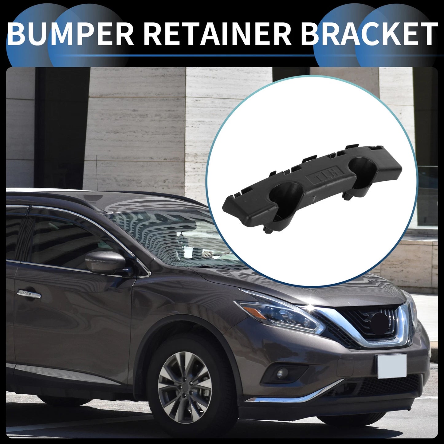 1 Pc Left Front Bumper Retainer Bracket No. 622235AA0A for Nissan Murano (2015–2024)