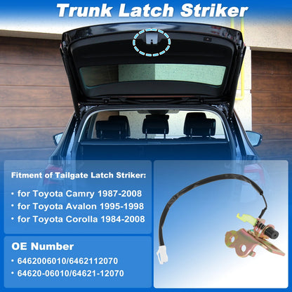 Trunk Latch Striker for Toyota Camry Avalon Corolla (6462006010/6462112070)
