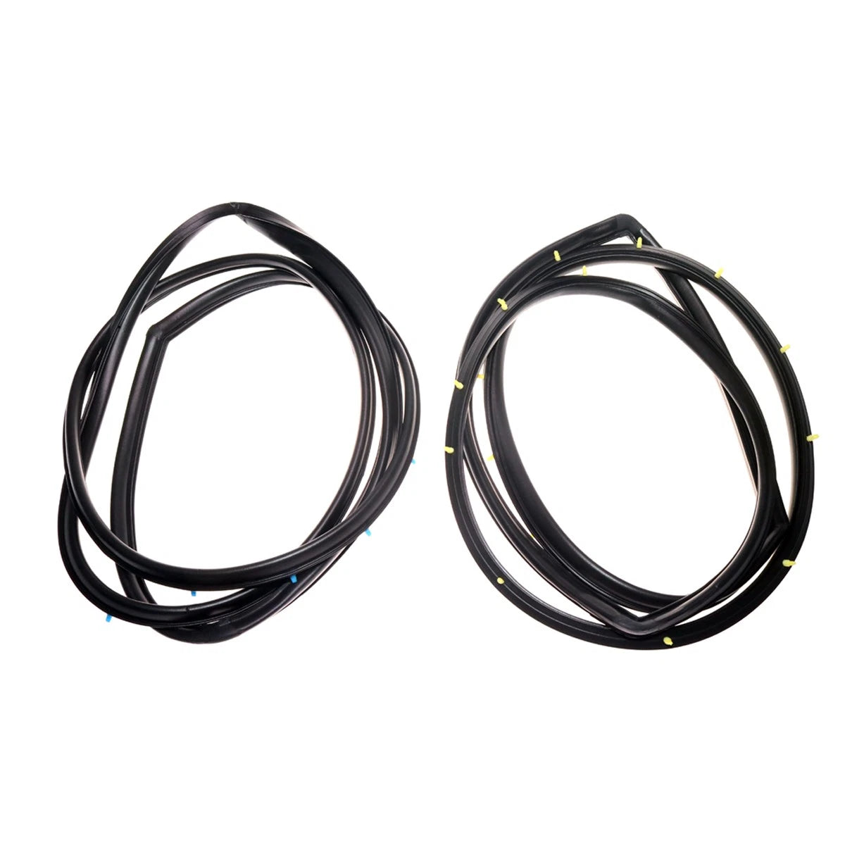 Set of 2 Rear Door Weatherstrip Seals for Toyota Corolla Sedan (1970–1982)