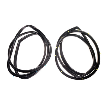 Set of 2 Rear Door Weatherstrip Seals for Toyota Corolla Sedan (1970–1982)
