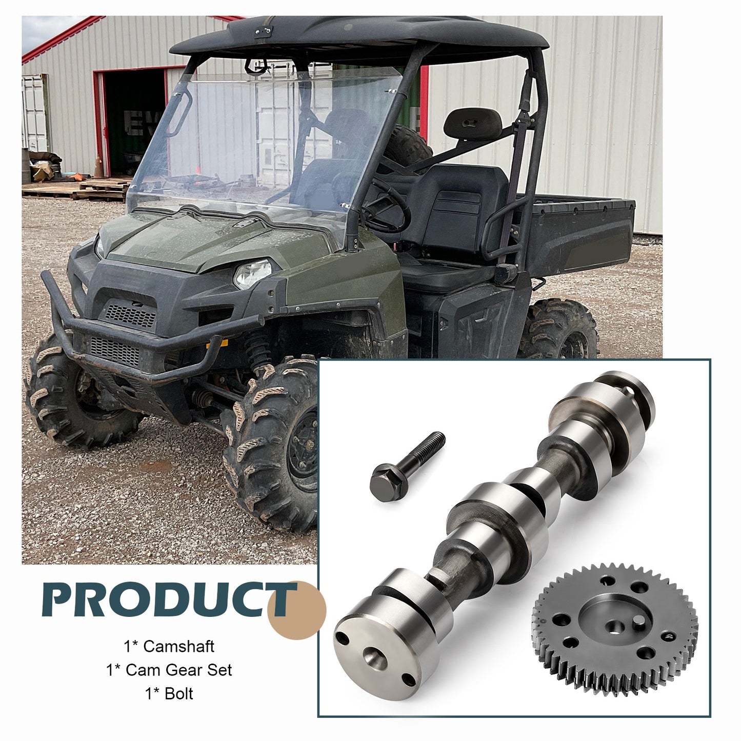 Camshaft Gear Bolt Kit for Polaris Ranger 700 800 (2005–2017)