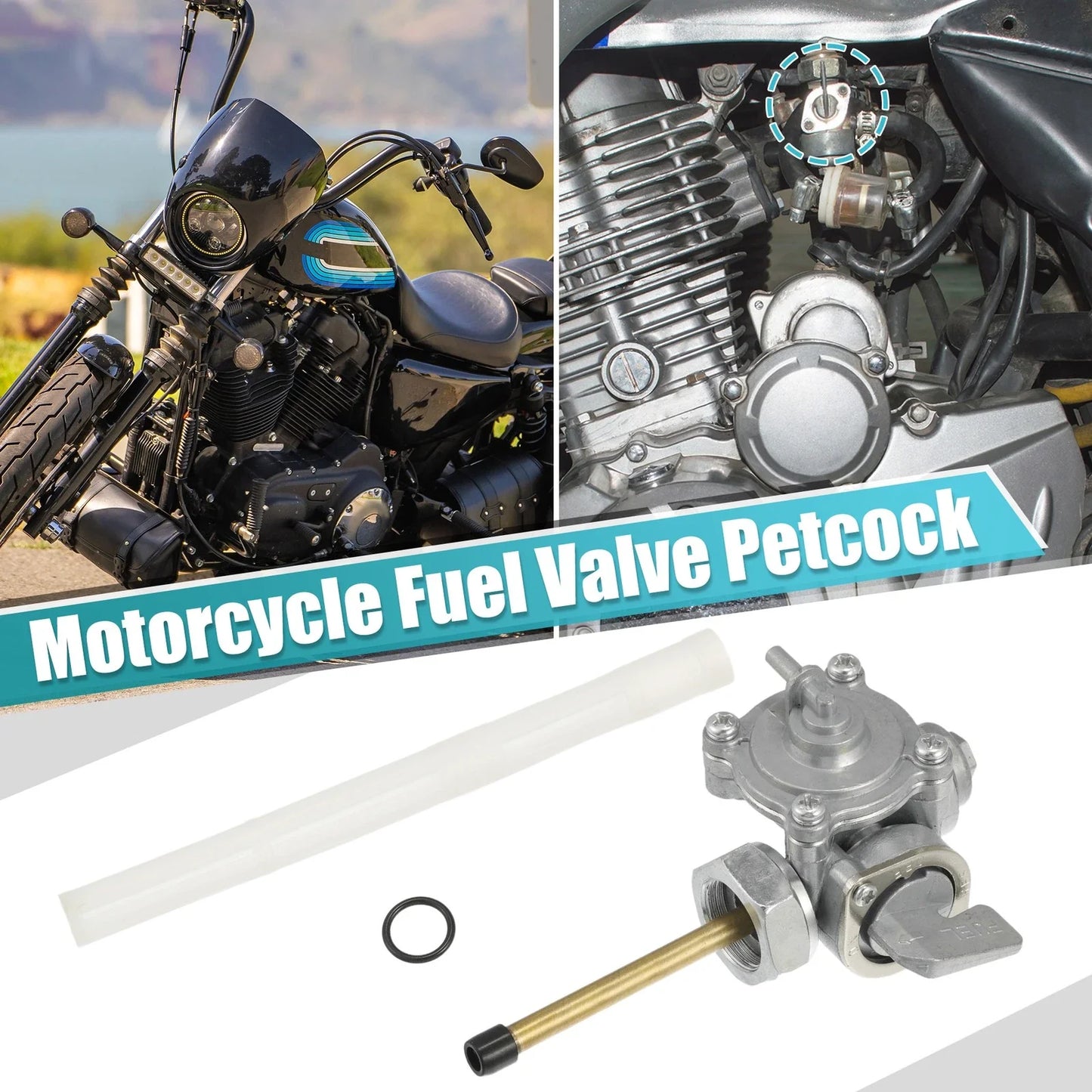 Motorcycle Fuel Valve Petcock for Honda Nighthawk 450 (1982-1985)