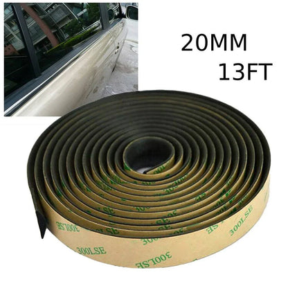 13FT Rubber Auto Side Door Seal Weatherstrip Rain Visor for Universal