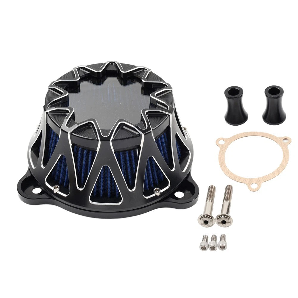 10.5" Pullback Handlebar Risers Clamps for Harley Dyna Softail Sportster (1")