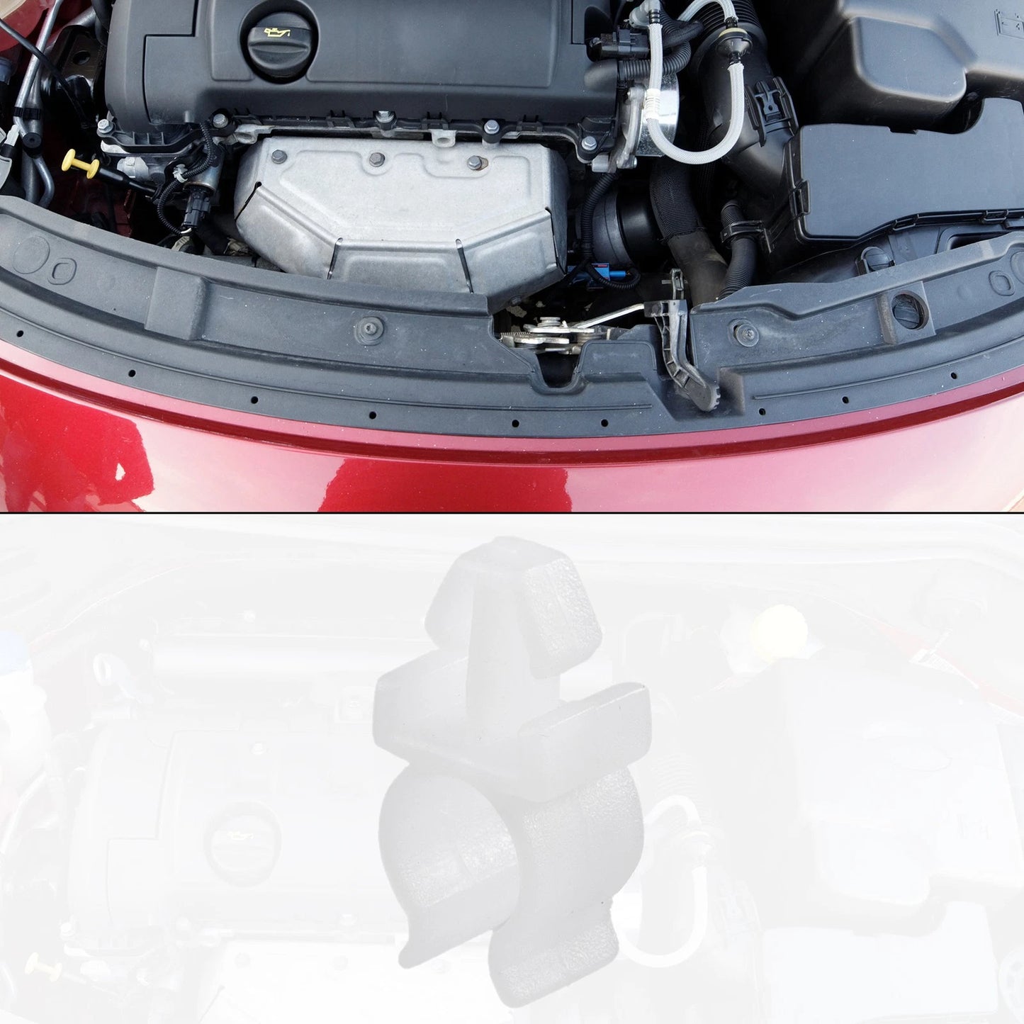 Hood Prop Rod Clip Retainer for Infiniti QX4 G20 Nissan Sentra (1997–2002)