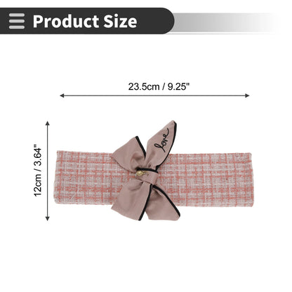 Set of 2 Deep Pink Seat Belt Cover Pads for Universal Fit (23.5cm)
