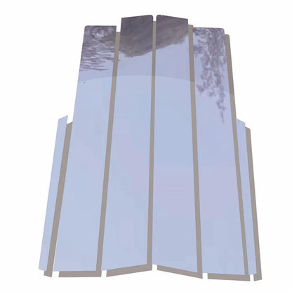Chrome Window Pillar Posts Door Trim Cover for Toyota Corolla (2009–2013)