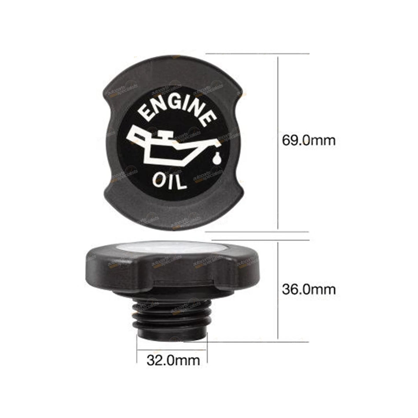 Engine Oil Cap for Ford Courier (1999–2006)