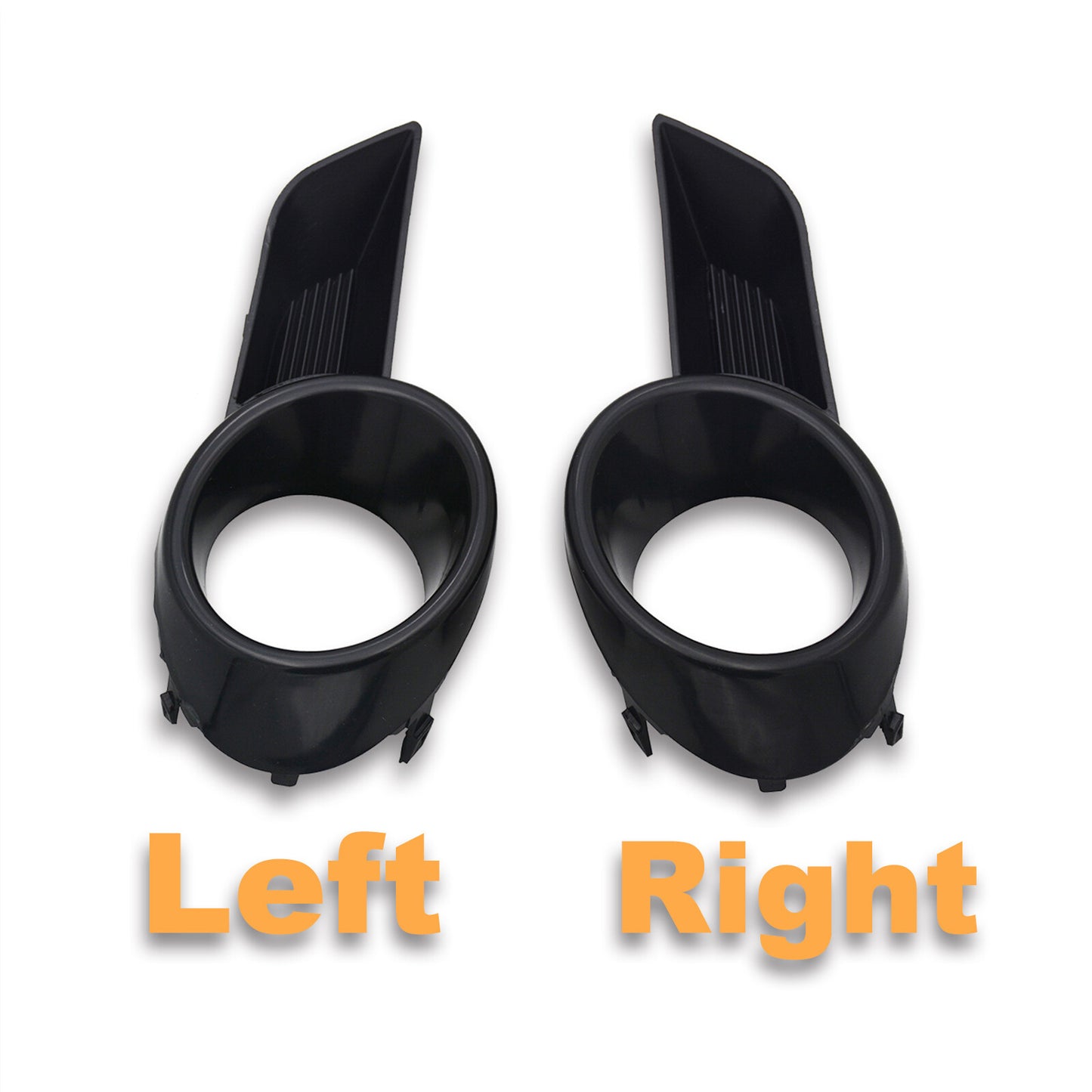 Pair Front Fog Light Covers for Toyota Highlander (2008–2010)