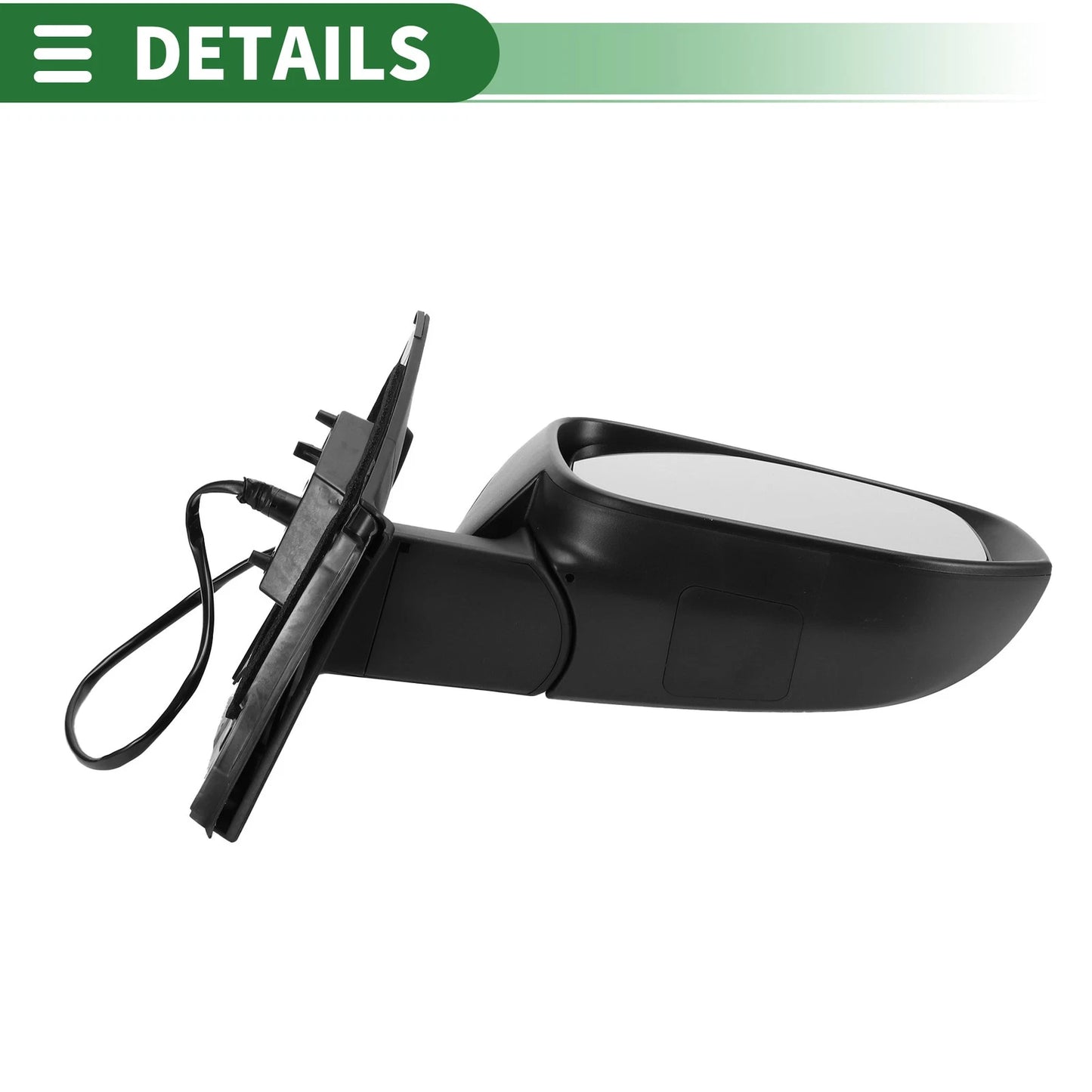 Right Side Door Mirror for Toyota RAV4 (2013–2015) Manual Folding Black