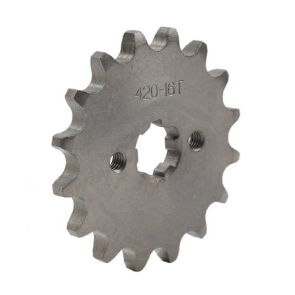17mm 16T Front Sprocket for 50cc 70cc 90cc 110cc 125cc 140cc ATV Pit Bike