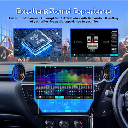 6+128G Apple CarPlay Android Auto Radio for Toyota Corolla (2015-2018)