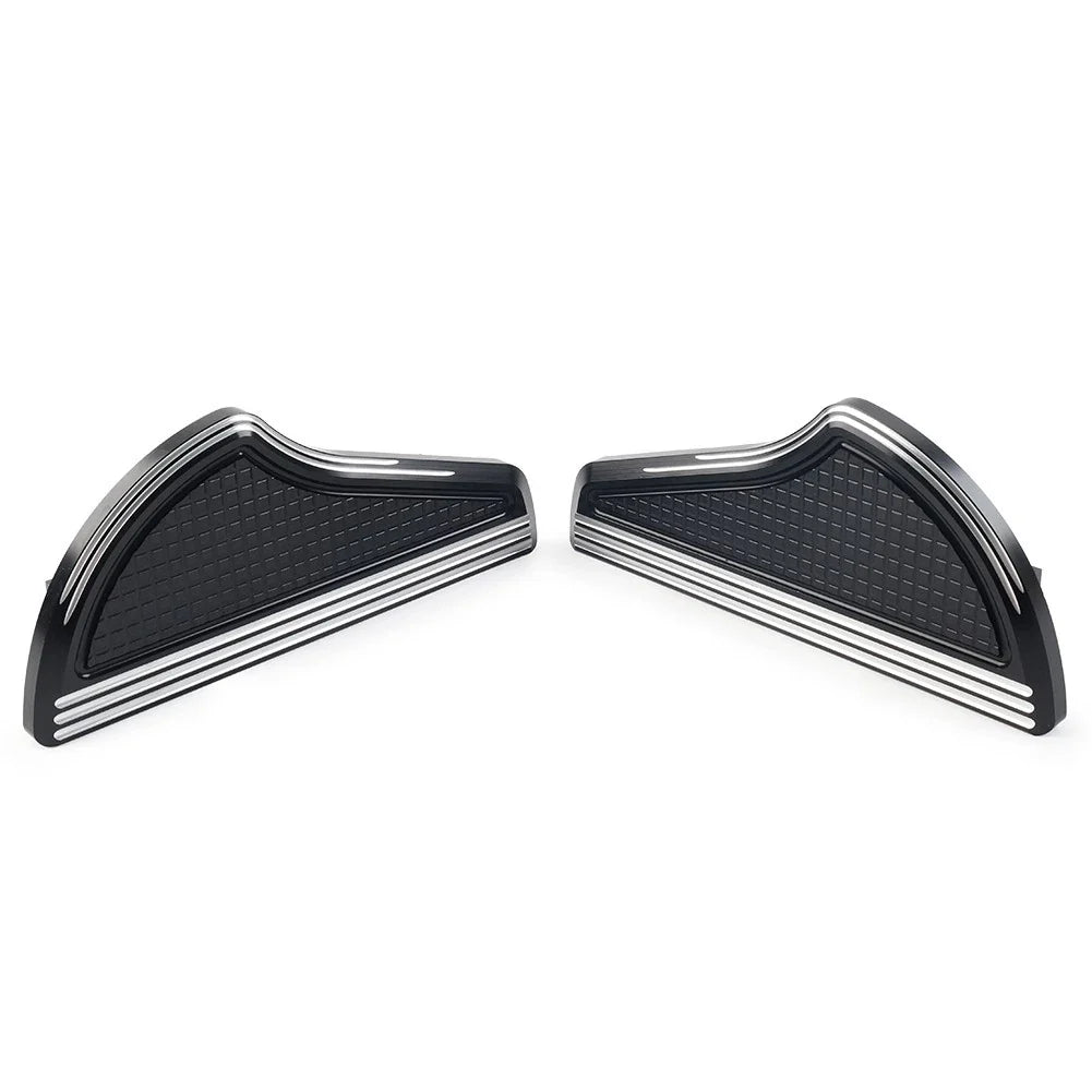 Rear Passenger Floorboards for Harley Touring (1993-2023) Black Aluminum
