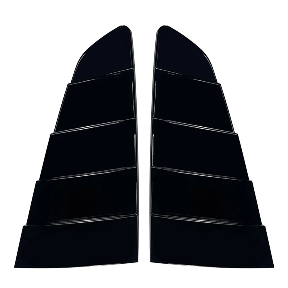 Rear Side Quarter Window Louvers Cover for Ford Mustang (2015–2023)