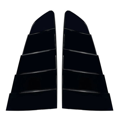 Rear Side Quarter Window Louvers Cover for Ford Mustang (2015–2023)