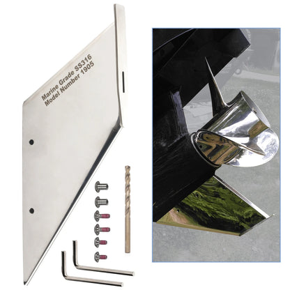 Stainless Steel Skeg Guard for Mercury 200-250HP Optimax & Pro XS (2000–2023)