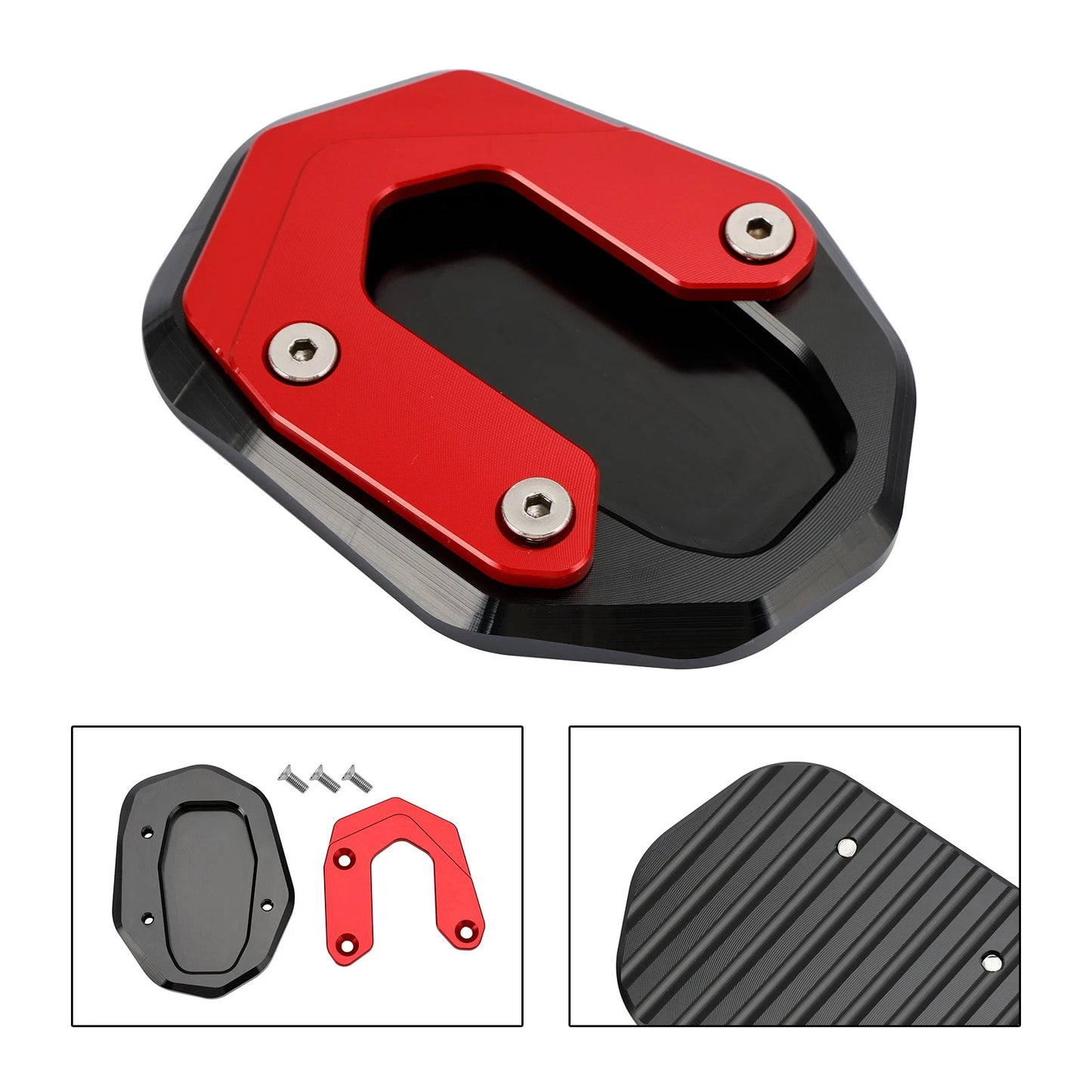 CNC Rear Set Adapter Plate Footrest for Yamaha YZF R3 R25 (2013–2016)
