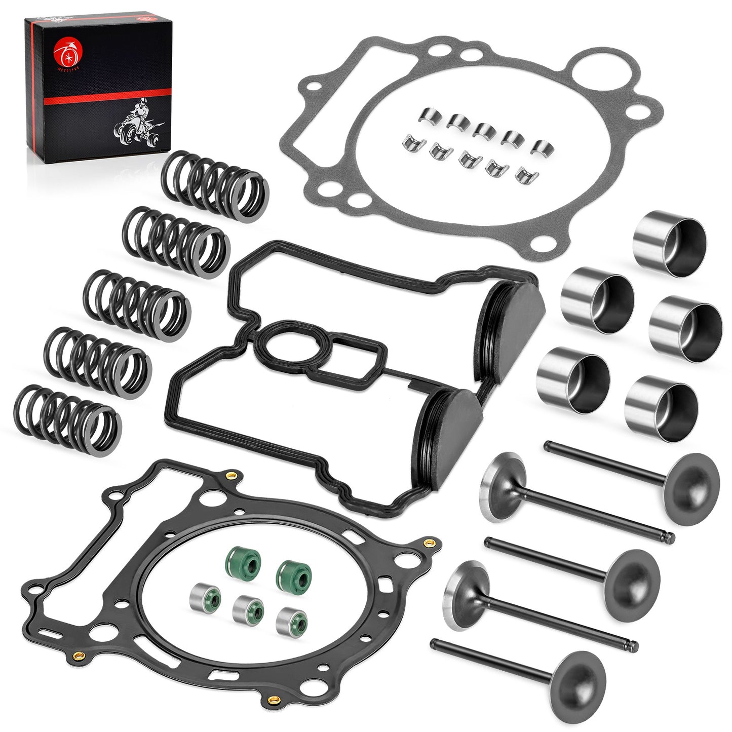 Intake Exhaust Valve Set with Seals for Yamaha YFZ450 (2004–2009)