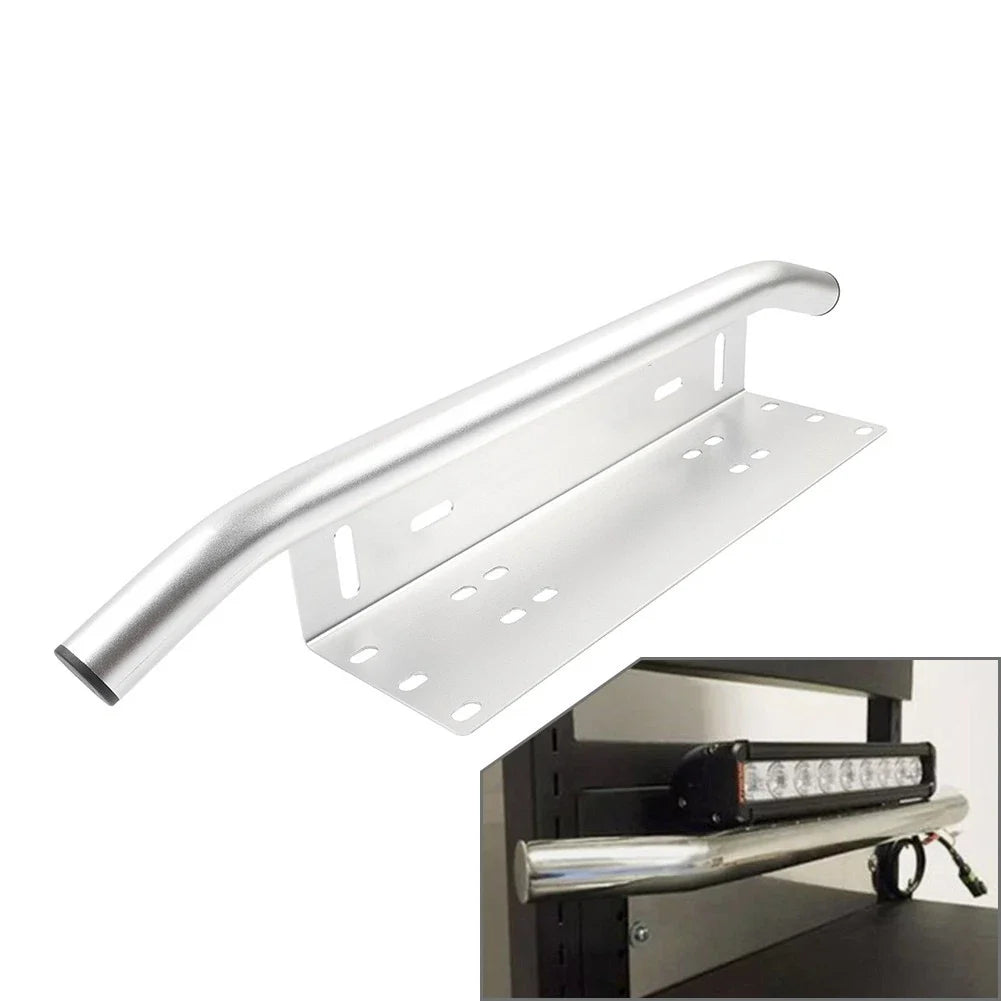 Bull Bar Front Bumper License Plate Mount Bracket for Off-Road Light Bar