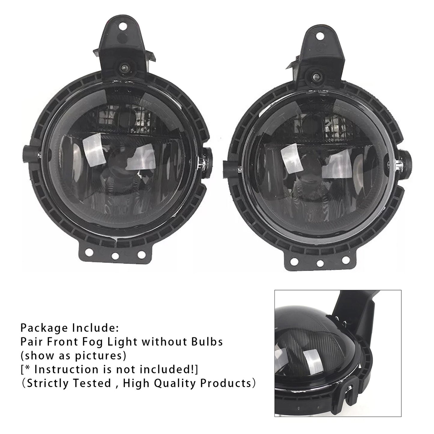 Set of 2 Fog Lights for Mini R55 R56 R58 R59 R60 (63172751295)