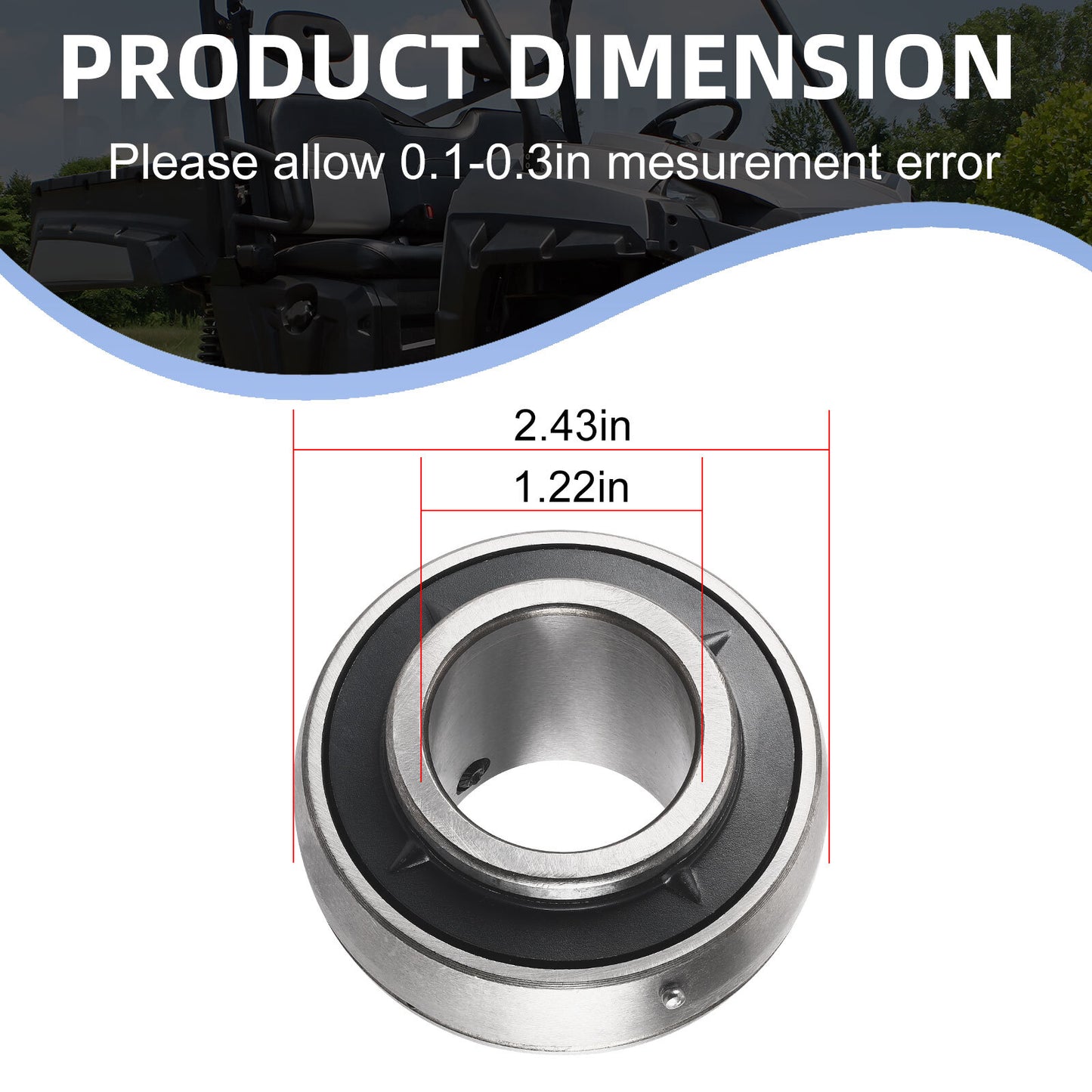 Prop Bearing for Polaris RZR 4 800, RZR XP 900 (2011–2014)