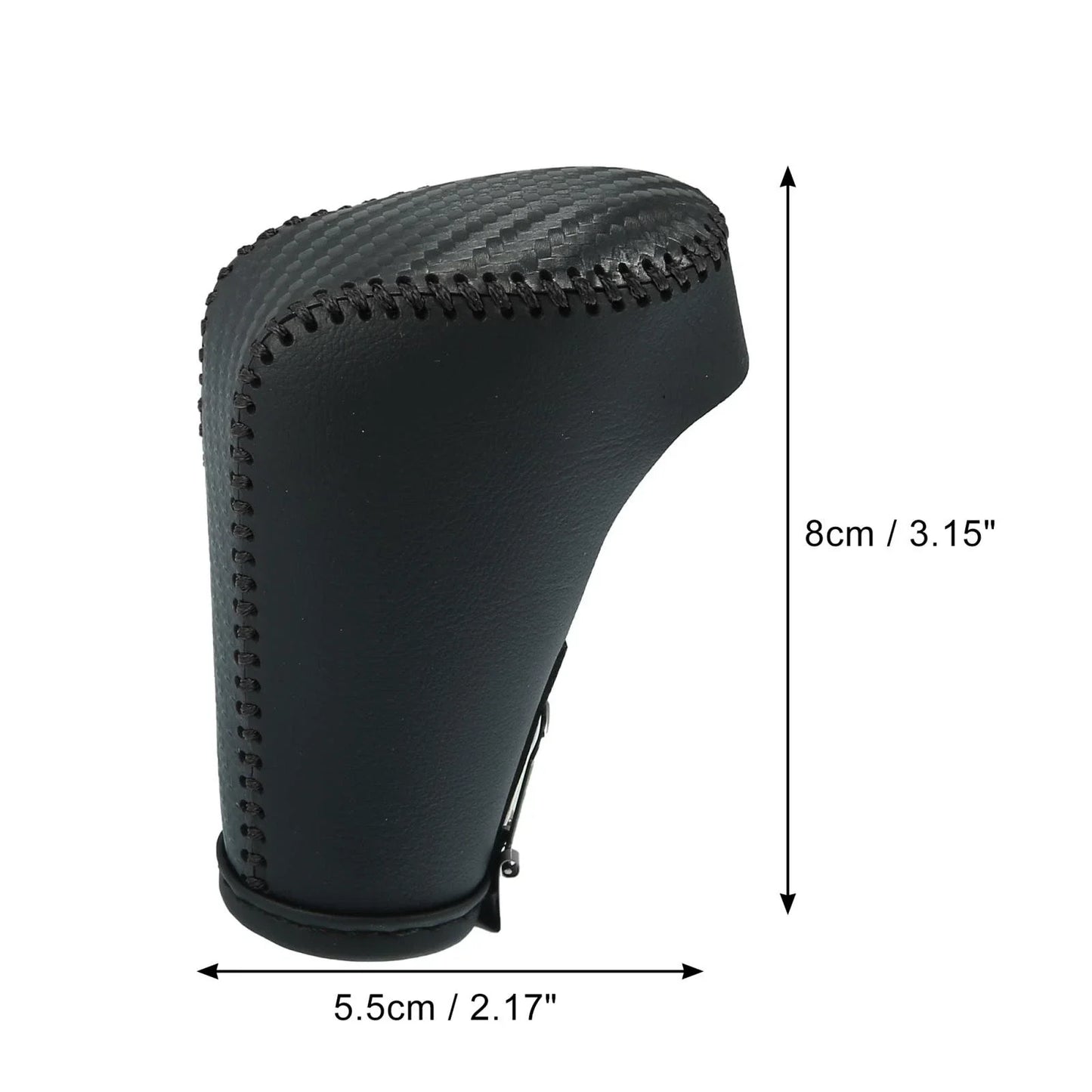 Gear Shift Knob Cover for Honda Accord (2018-2023) - Carbon Fiber Pattern Black