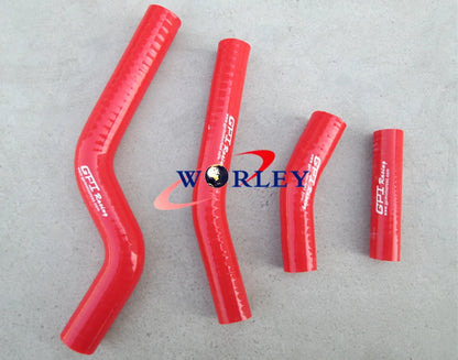 Red Silicone Radiator Hose for Yamaha WR450F (2010–2014)