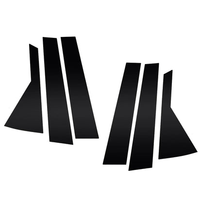 6 x Window Pillar Post Cover Panels for Kia Seltos (2020-2023)